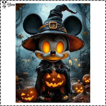 Disney Mickey Pumpkin Halloween Diamond Painting 1