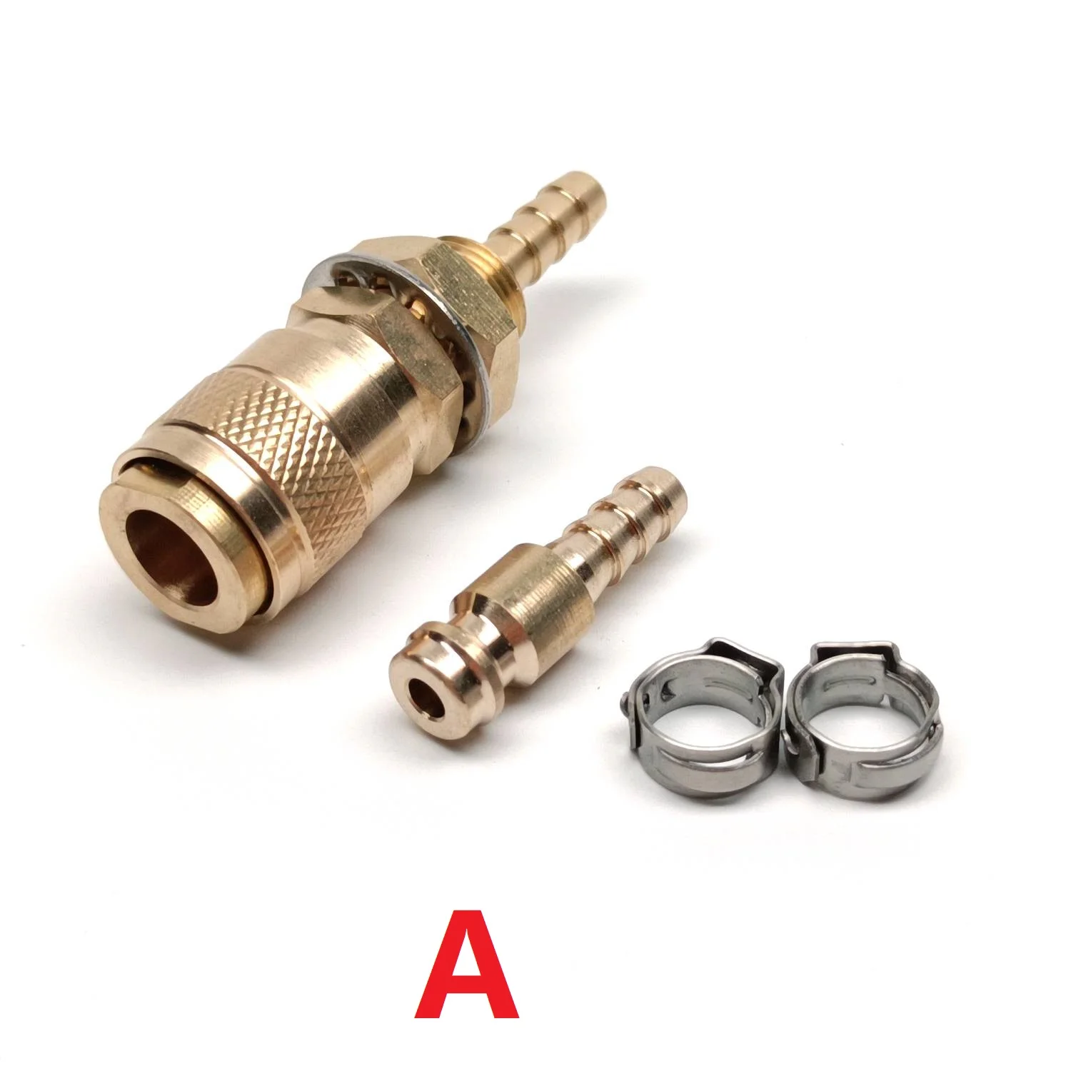 Fit ID 5mm OD 8mm Hose Pipe Male Female Water Cooled Gas Adapter Quick Connector 501D WP-18 TIG MIG Welder Welding Torch Plug welding torch,welding cable connector