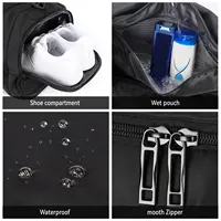 VEKROS-Sac de dehors observateur et Pliable pour Homme et Femme, Accessoire de Voyage avec Compartiment à Chaussures, 40L 4