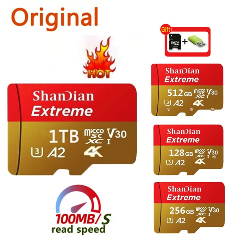 Memory Card Large Capacity 10pcs 32gb 64gb 128gb 1tb Sd Card 256gb