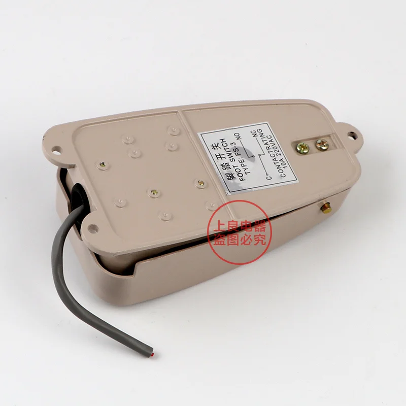 

Foot switch Foot switch Aluminum case foot switch MFS-3 FS-3 TFS-3 short wire 10A