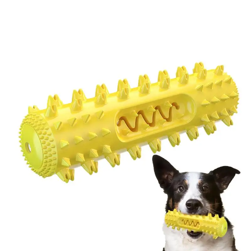 

Игрушки-пищалки для собак, неразрушаемые интерактивные игрушки для собак, Жевательная палочка для зубов щенков, жесткая Интерактивная резиновая зубная щетка