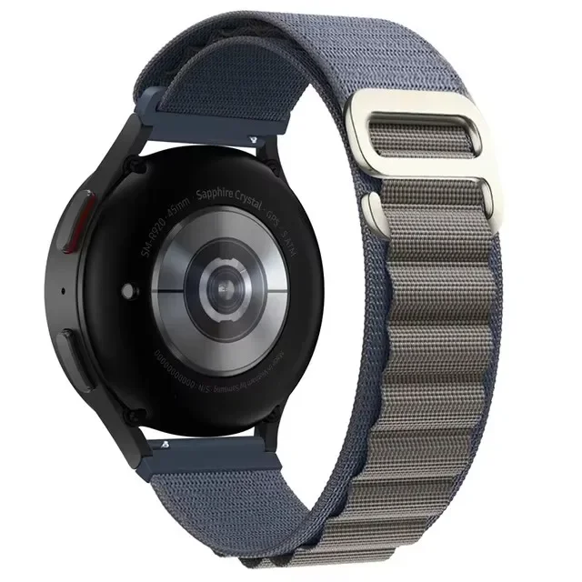 Nylon Loop Adjustable Bracelet Watchband Strap - 22mm/20mm