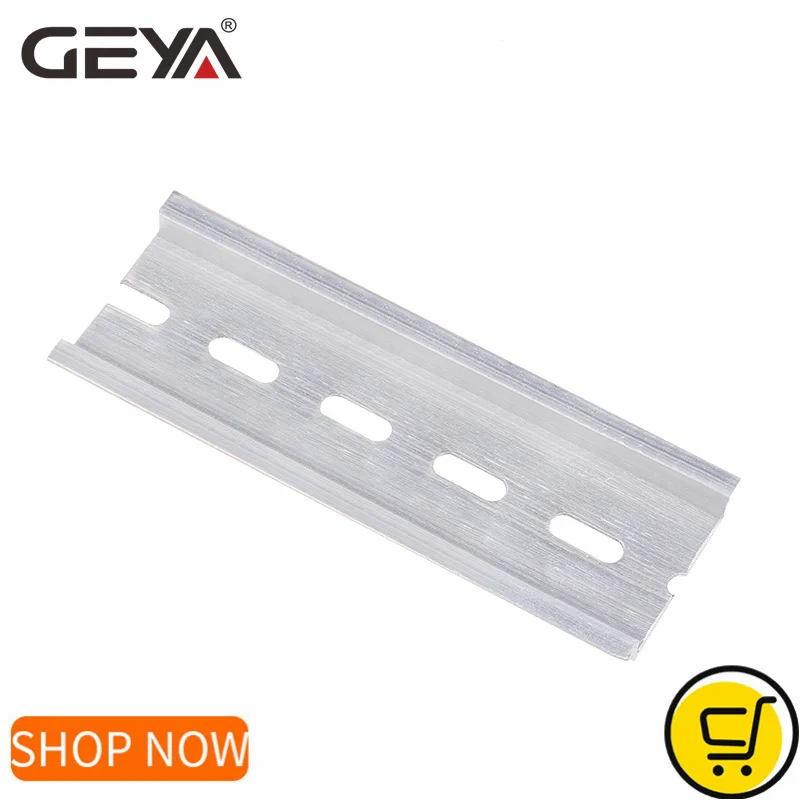 Guide Rail Aluminum Universal Type 35mm Slotted DIN Rail Long 10cm 20cm 30cm Thickness 1mm din rail