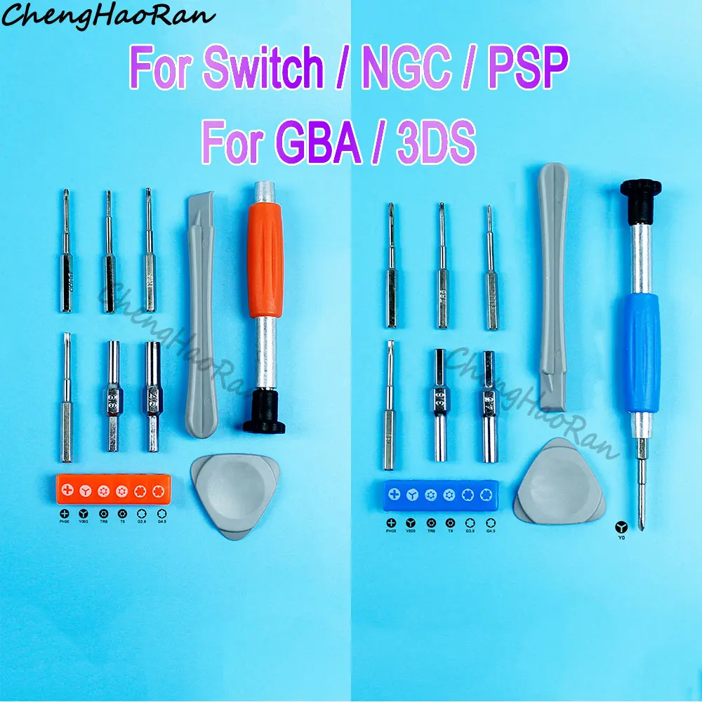 

1 Set For NGC /Switch /PSP / GBA /3DS Game Console Removal Tool Screwdriver Switch Kit Replacement Repair Parts