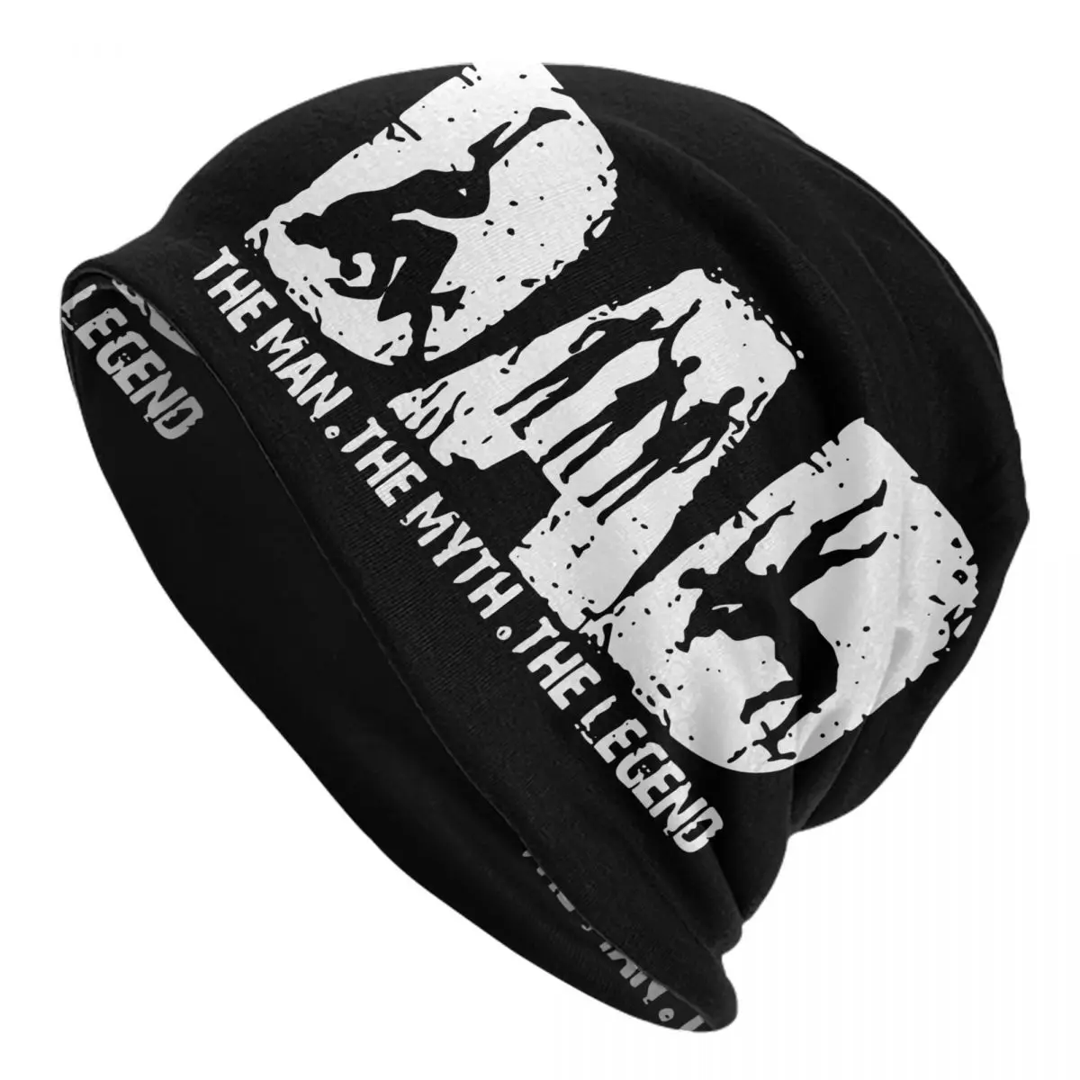 

Wrestling DAD The Man The Myth The Legend Skullies Beanies Hats Sport Gym Hip Hop Unisex Outdoor Caps Warm Multifunction Bonnet