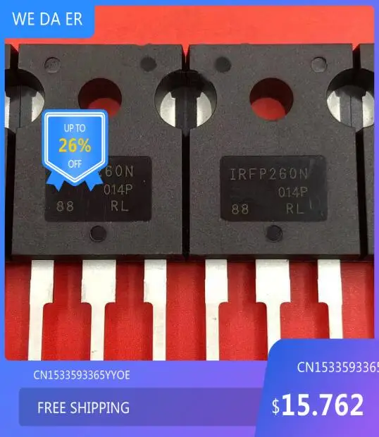 Free shipping 100% nuevo original IRFP260NPBF IRFP260N IRFP260