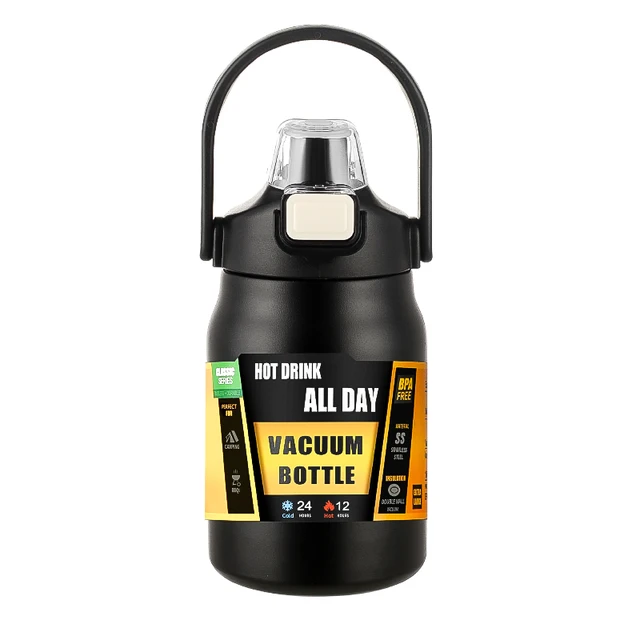 SUS304 Stainless Steel Thermos Portable Tumbler Vacuum Flasks Cold and Hot Sports Water Bottle 2