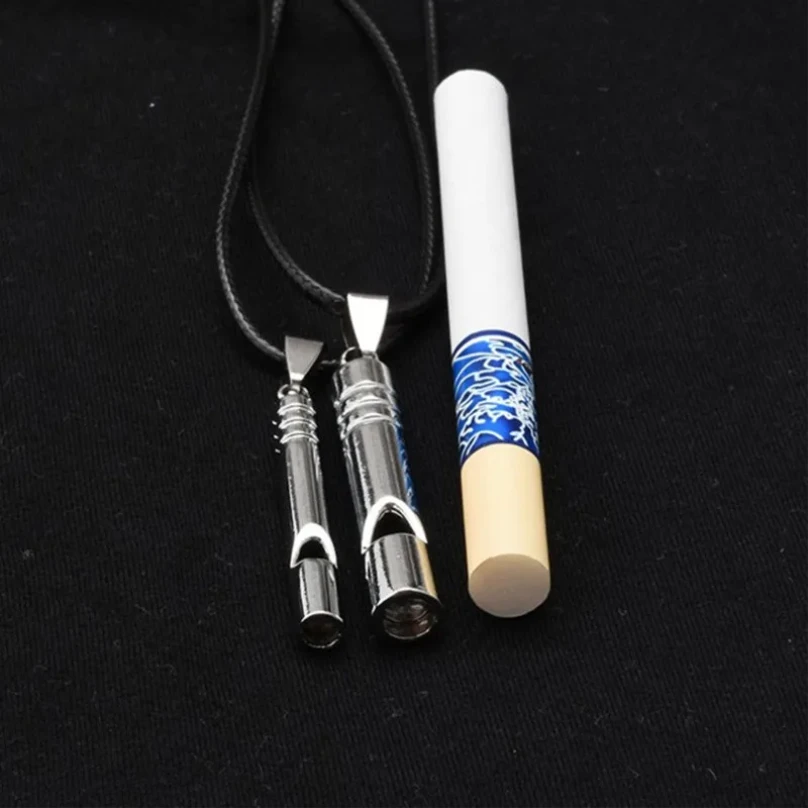 Titanium Emergency Whistle Loud Portable Keychain Necklace Whistle EDC Keyring for Emergency Survival Outdoor Hiking Camping whistle keychain tactical keychain emergency whistle