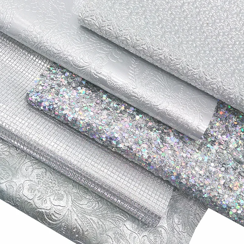 Листы из искусственной кожи с блестками, 21x29 см Листы из искусственной кожи с блестками, 21x29 см