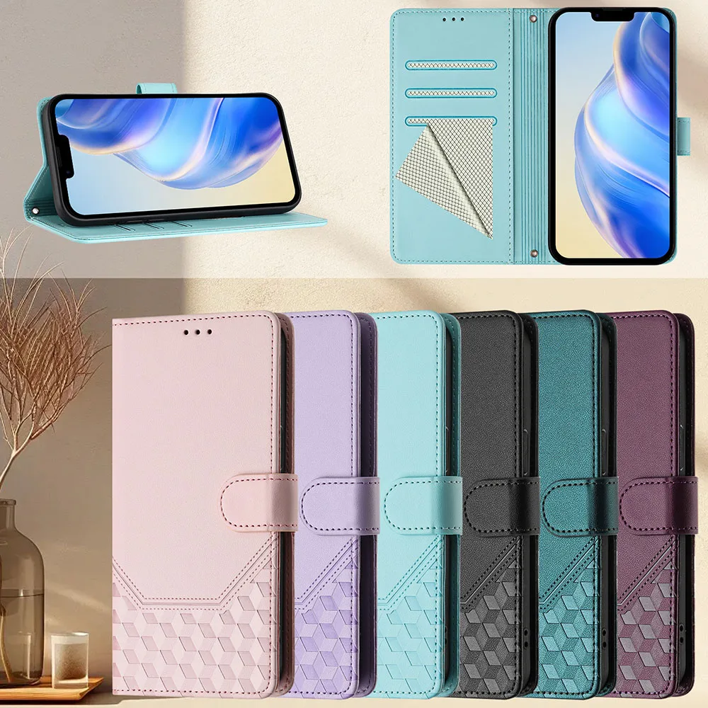 Premium RFID Blocking Flip Wallet Phone Case with Card Holder