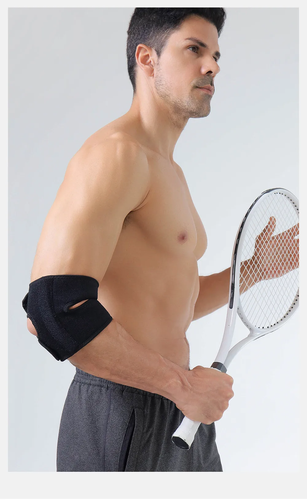Doppel frühling Ellenbogen Kompression Hülse Unterstützung Klammer Arm Wärmer Arthritis Verband Arm Pads Schutz Stretch Zubehör Für Frauen – Detail 10