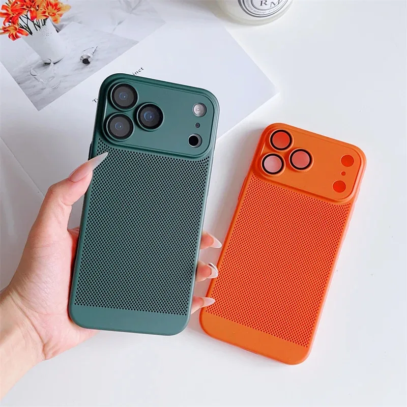 Ultra-Slim Breathable Cooling Phone Case - Durable Solid Color Cover