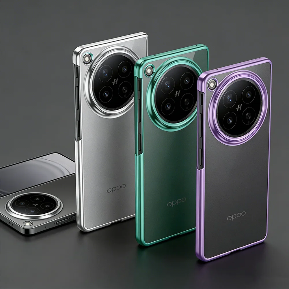 Sleek Transparent Electroplated Protective Phone Case - Ultra Thin & Soft Design