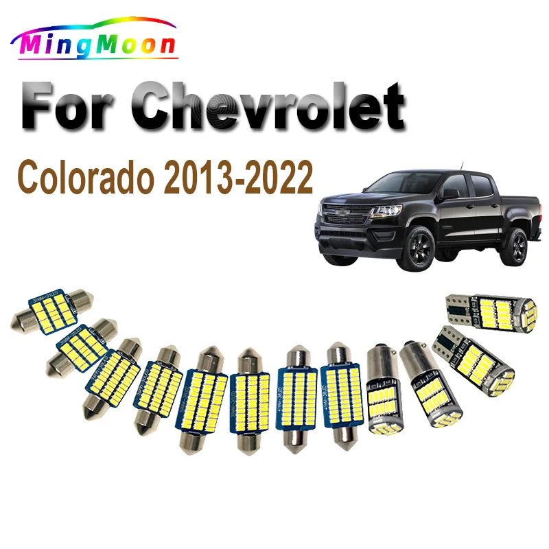 

Автомобильная лампа Canbus для Chevrolet Chevy, Колорадо, 2013-2016, 2017, 2018, 2019, 2020, 2021, 2022, 15 шт.