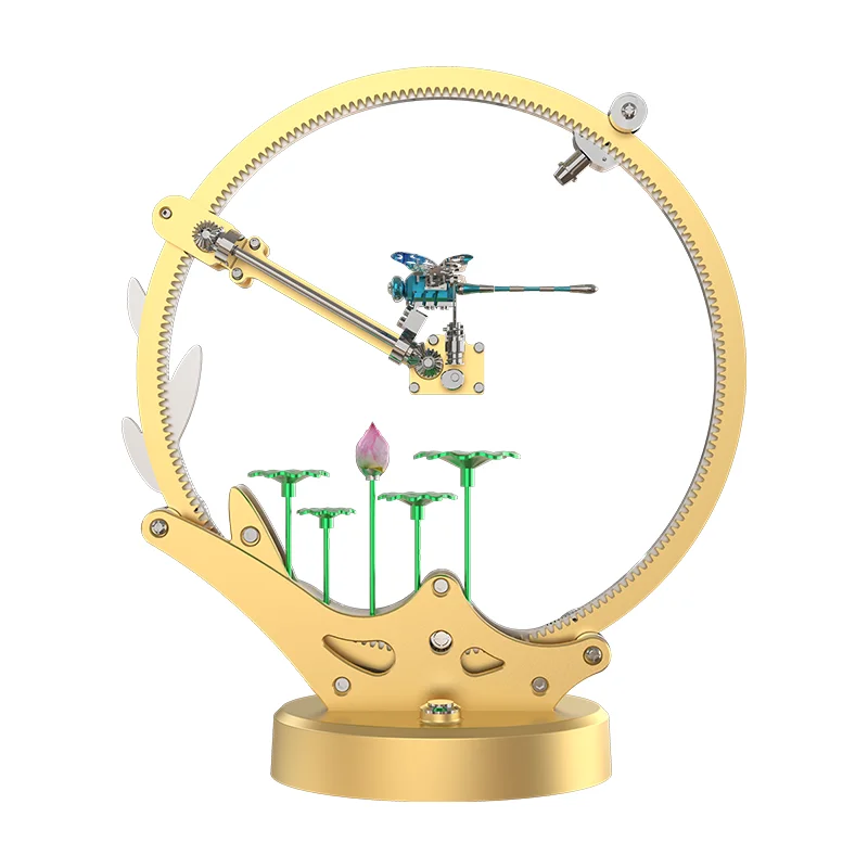 

Mechanical Dragonfly model Metal Mechanical Art Assembly Decoration Craft Handmade DIY Valentine's Day Christmas Gift Ornament