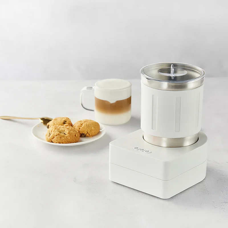 

Milk Frother Automatic Milk Frother Large Capacity Automatic Foam Maker for Hot Cold Milk Foam Stainless Steel Coffee Frot