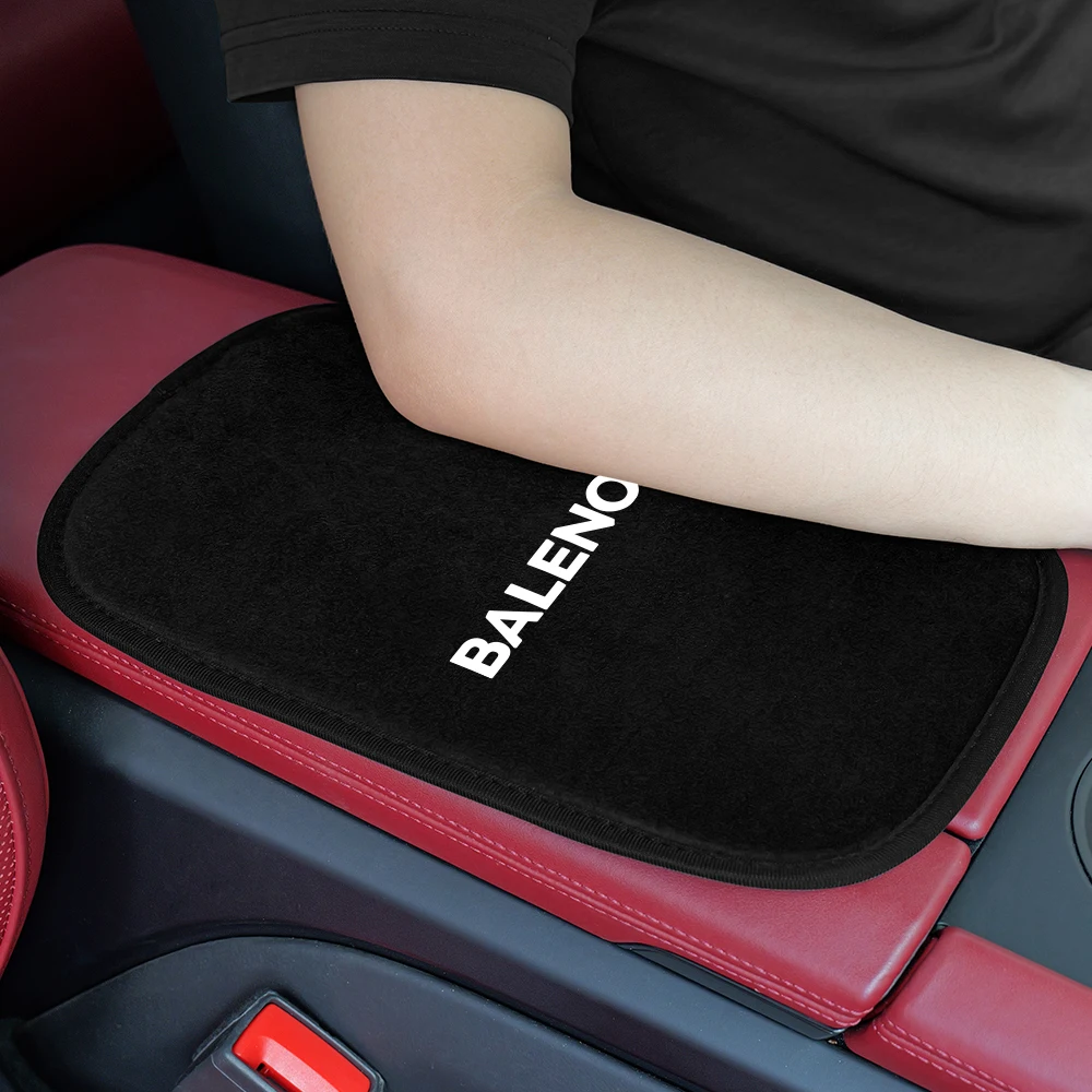 Soft Plush Car Armrest Box Pad - Enhanced Comfort and Style for Your Vehicle