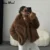Winter Iconic Blogger Fashion Fluffy Square Collar Faux Fur Coat Women Ins Hot Chic Girls Fox Fur Jacket Outerwear