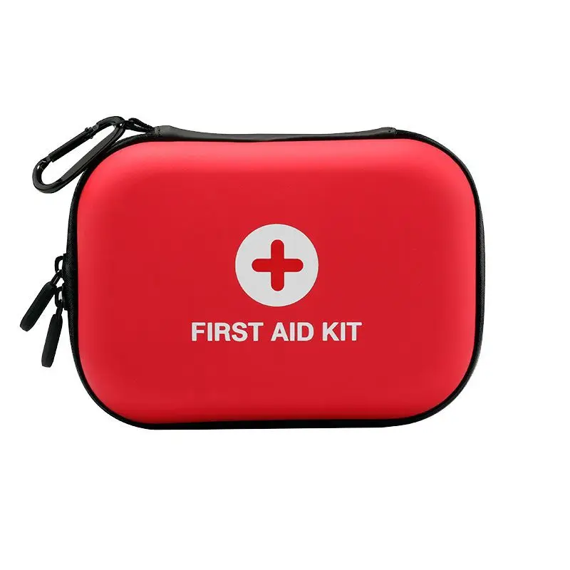 Kit de primeros auxilios portátil pequeño botiquín de primeros auxilios,  kits médicos compactos con compartimentos estuche EVA para camping