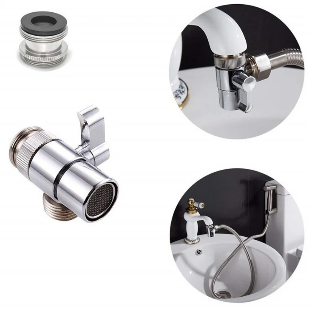 Universal 1080&deg;Rotatable Faucet Adapter Kitchen Tap Extender Splash Filter Nozzle Flexible Sprayer