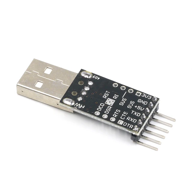 Convertitore Seriale 6 Pin MICRO USB A UART TTL CP2102 Sostituisce Stc Ft232