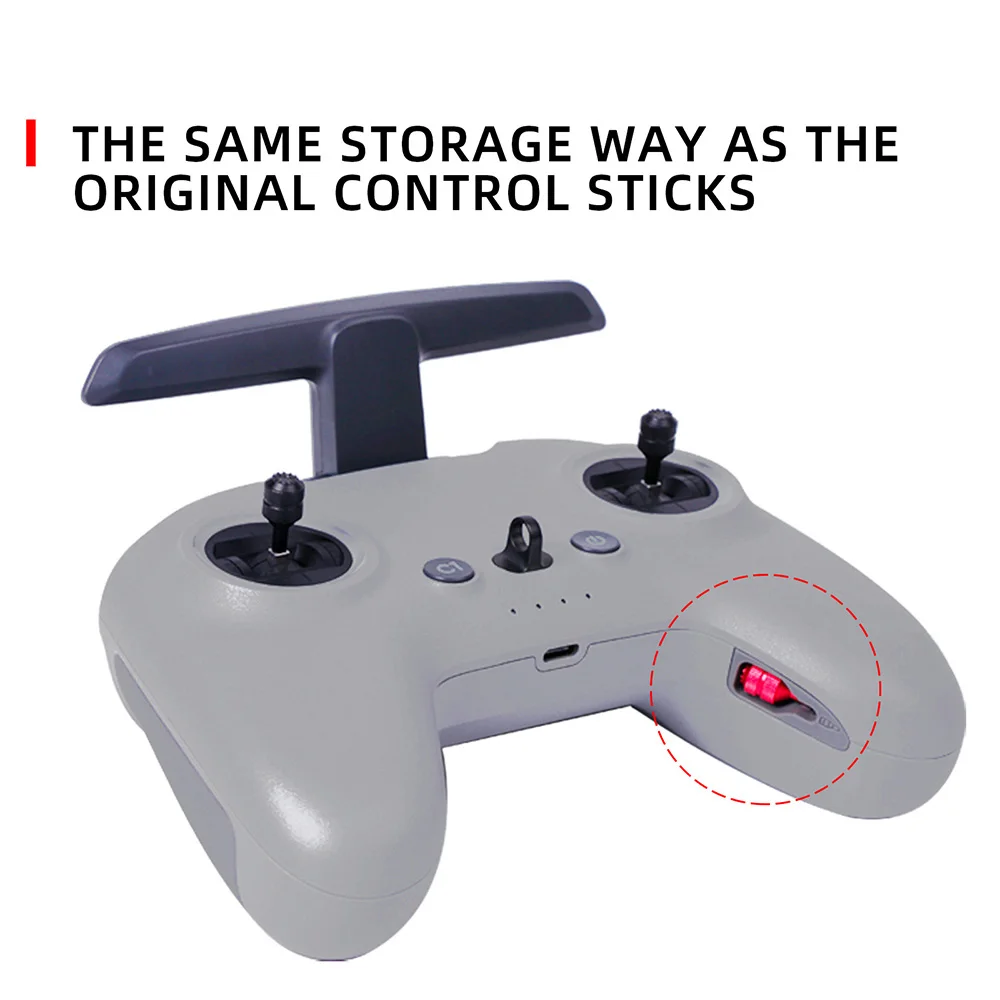 Bâtons de manette en alliage d'aluminium pour DJI FPV Avata 2 - Lot de 2
