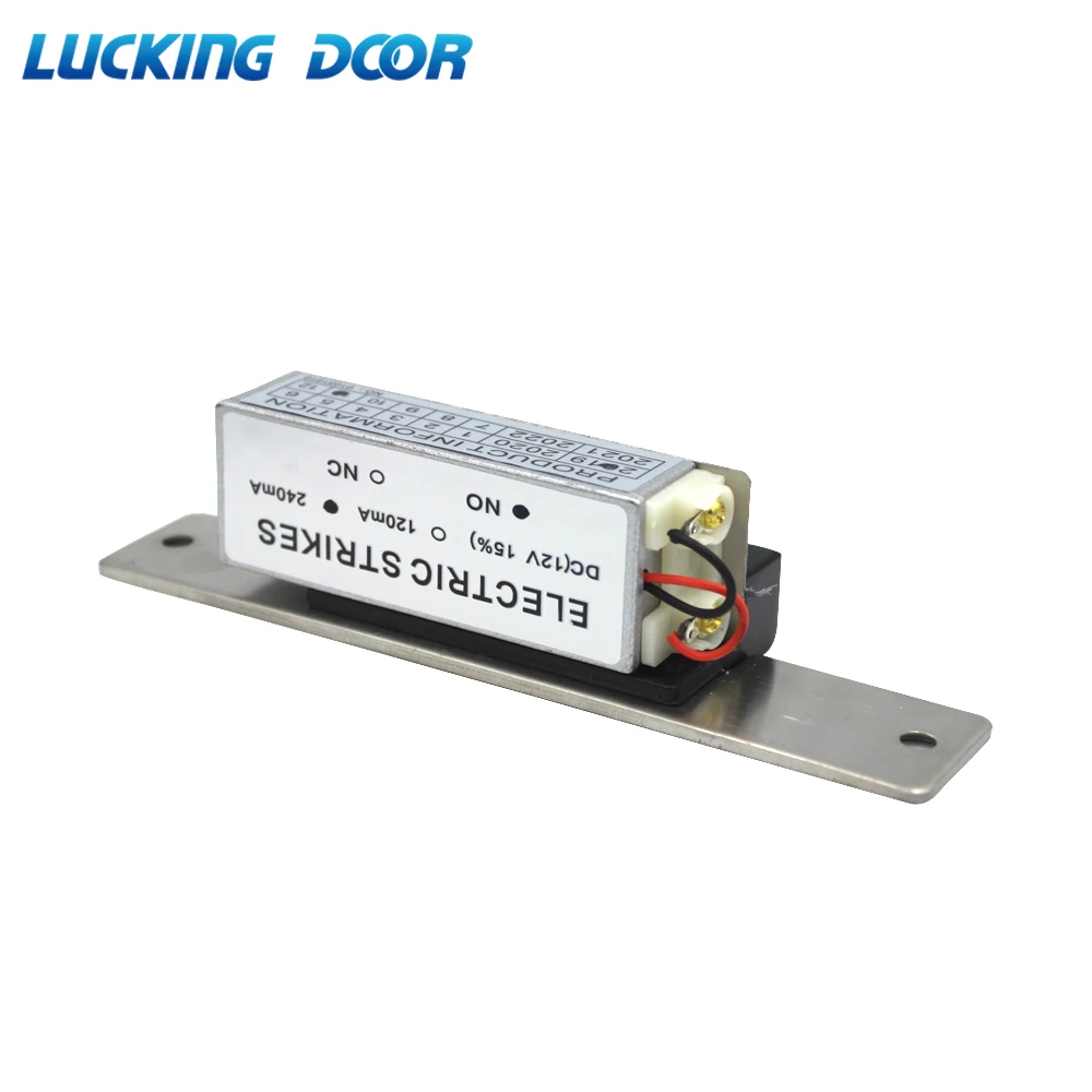 

Electric Strike Door Lock For Access Control System Fail secure or Fail safe NC/NO 12V Narrow-type 12V