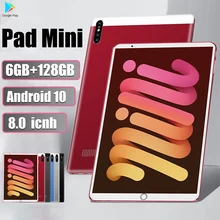 

Pad mini 8 inch Tablet Android 10 Tablette 6GB RAM 128GB ROM Tablete WIFI 6000mAh 10 Core Tablets 4G Network MTK679 tablet PC