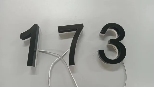 Numero Civico Esterno Moderno 3D JAONLD - Personalizzato, Resistente Alle Intemperie - Foto 4