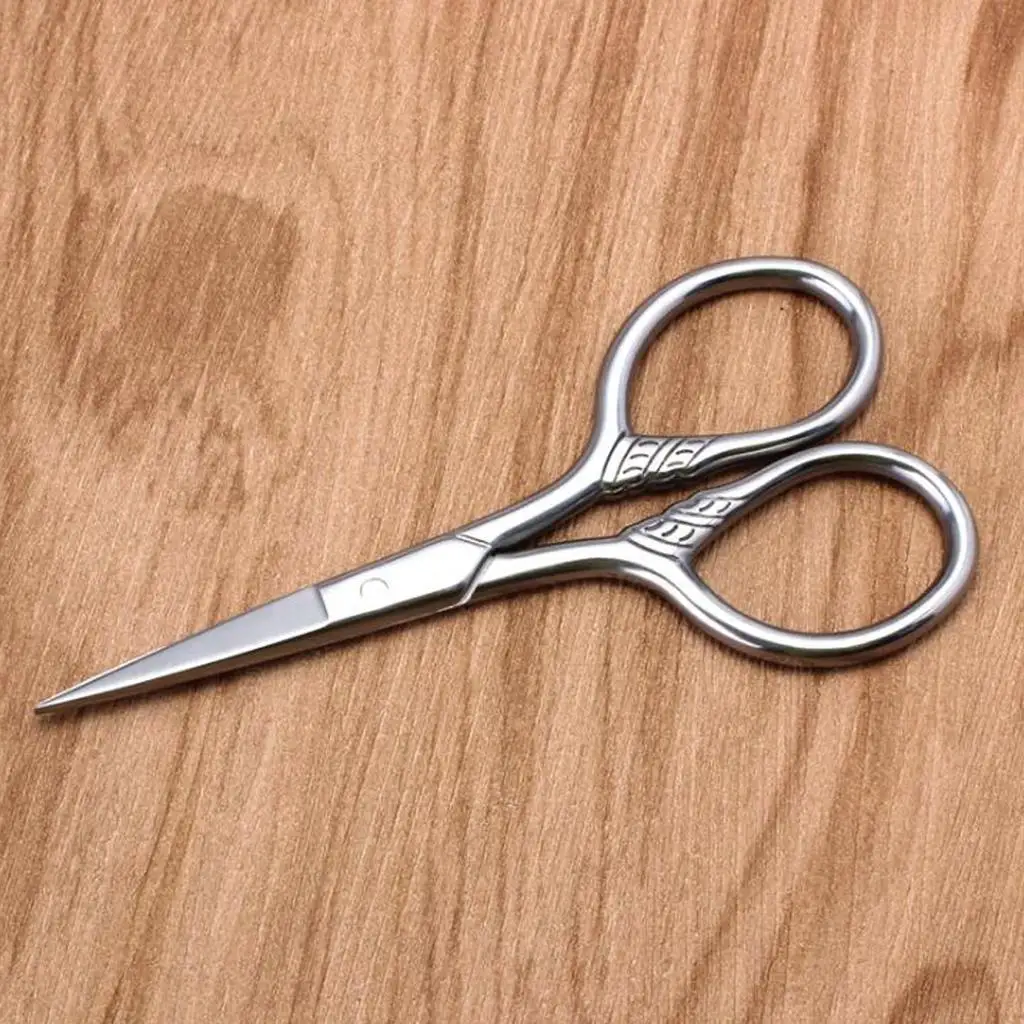 Perfeclan Stainless Steel Beard Mustache Trimming Cutting Styling Scissors Makeup Tools