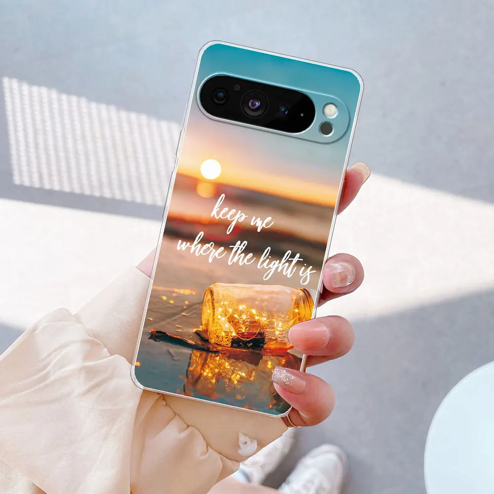 Shockproof Clear Soft Silicone Phone Case - Fashionable Back Cover