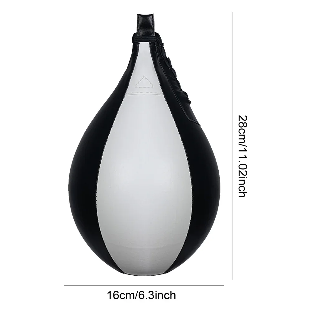 Boxing Speed Ball Hanging Punching Bag PU Leather Boxing Reflex Ball Stress Relief Striking Bag Equipment