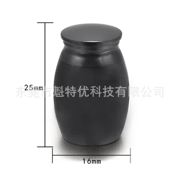 Engravable Mini Cremation Urns for Pet Cat Dog / Human Ashes Casket Funeral Loss of Love Stainless Steel Cremation Urn Jar 4