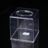 Fashion Acrylic Square Tissue Case Transparent Tissue Holder Paper Storage Box Craft Home Supplies 3