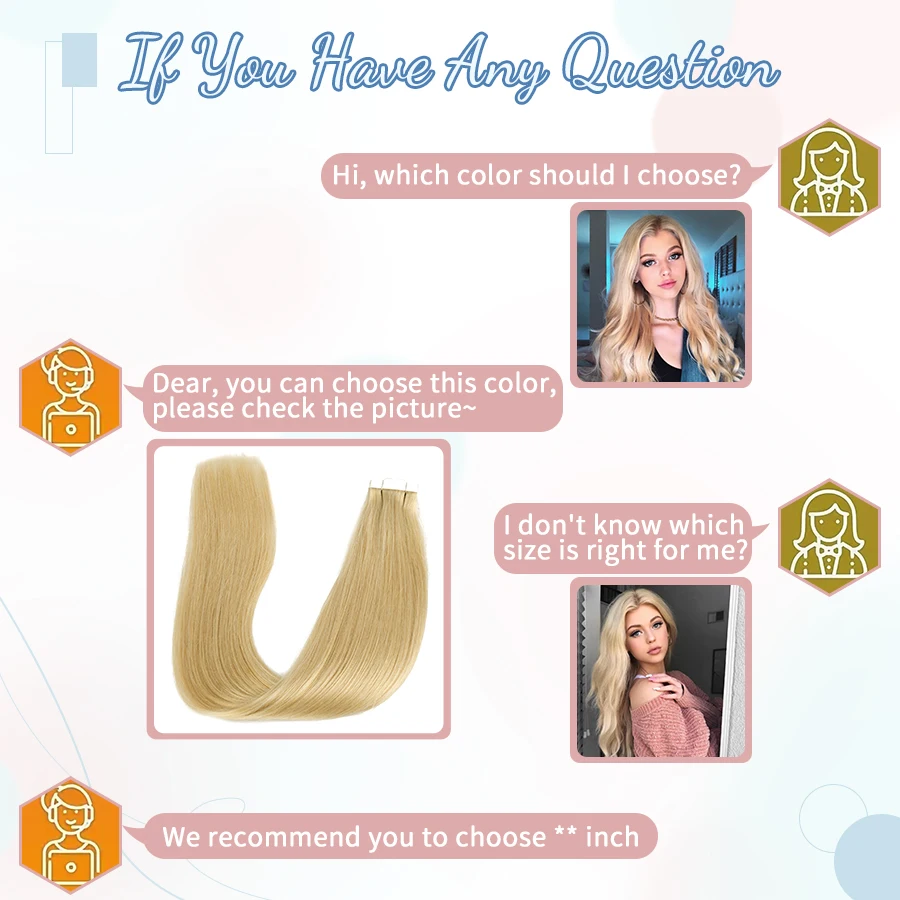 AW Mini Tape In Human Hair Extensions Invisible Seamless Skin Weft Balayage Ombre Natural Machine Remy Hair Adhesive For Salon