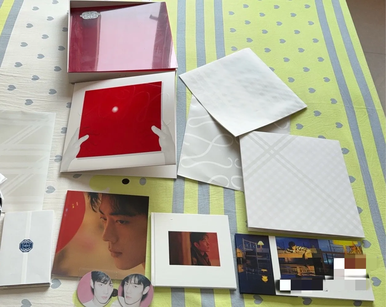 肖战アルバム　超豪華LPセット❣️ In Stock Official Xiao Zhan Physical Vinyl Album We WM CD