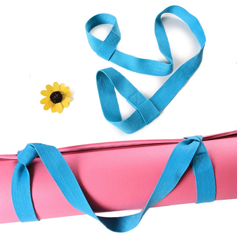 

Adjustable Yoga Mat Belts Shoulder Carrier Strap Exercise Fitness Gym Sports Rope 150cm Stretch Sling Belt High Quality Straps