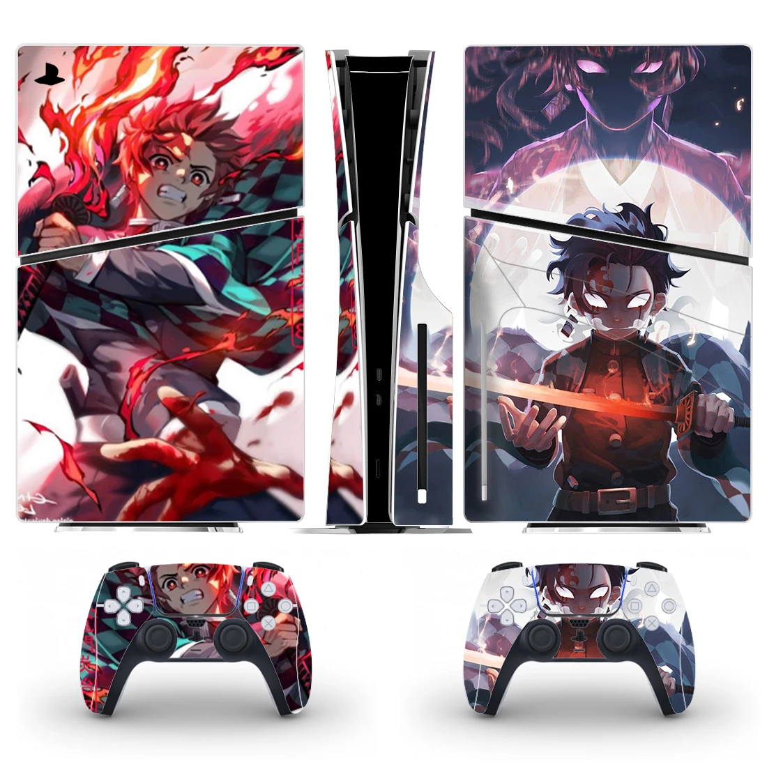 Nuovo Anime Ps5 Slim Disc Skin Sticker Per Console E 2 Controller Decalcomania Vinile Protettivo Ps5 Slim Disk Skin