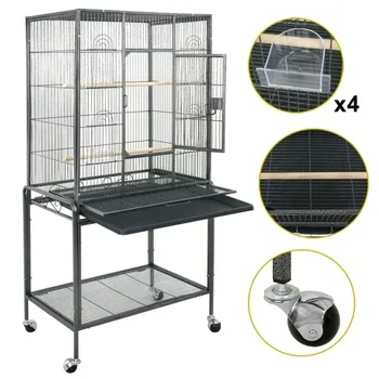 Steel Parrot Bird Cage 1