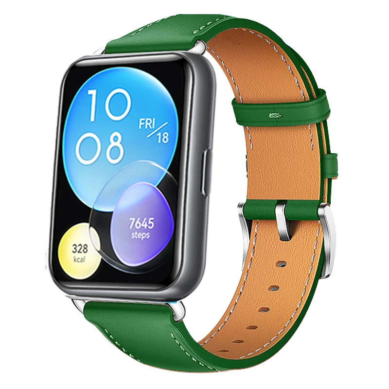Genuine Leather Retro Strap for Smartwatch - Replacement Sport Wristband Bracelet Accessories