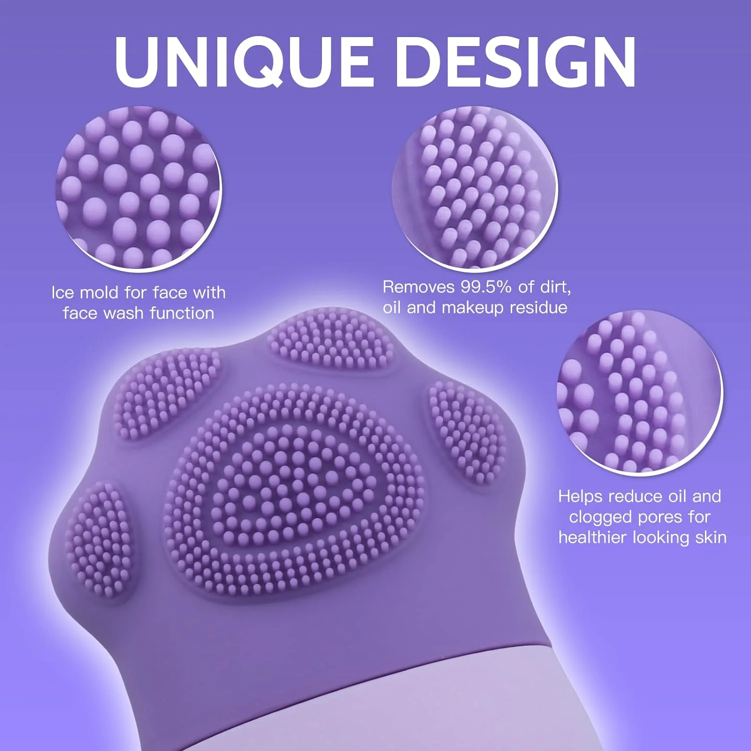 Ice Facial Roller Silicone Face Ice Cube Mould Beauty Skin Care