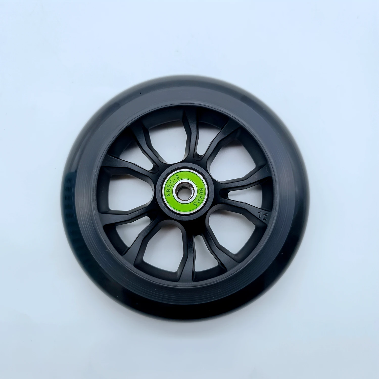 125mm speed wheel 125x24mm skate wheel black 85a pu material bearing abec-9 6wheels/lot, skateboard bearings,roller skating wheels