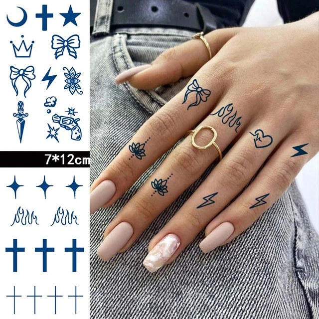 Buy Elegant Daylite Temporary Tattoos Sexy Finger Shoulder Neck Arm  Tattoo  Hand Lettering Online at desertcartINDIA