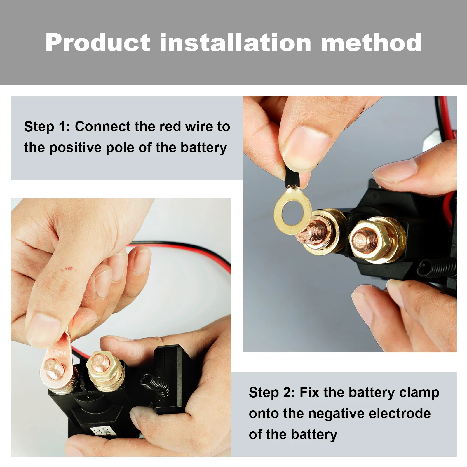 12V Car Battery Disconnect Switch Relay Anti Theft Device