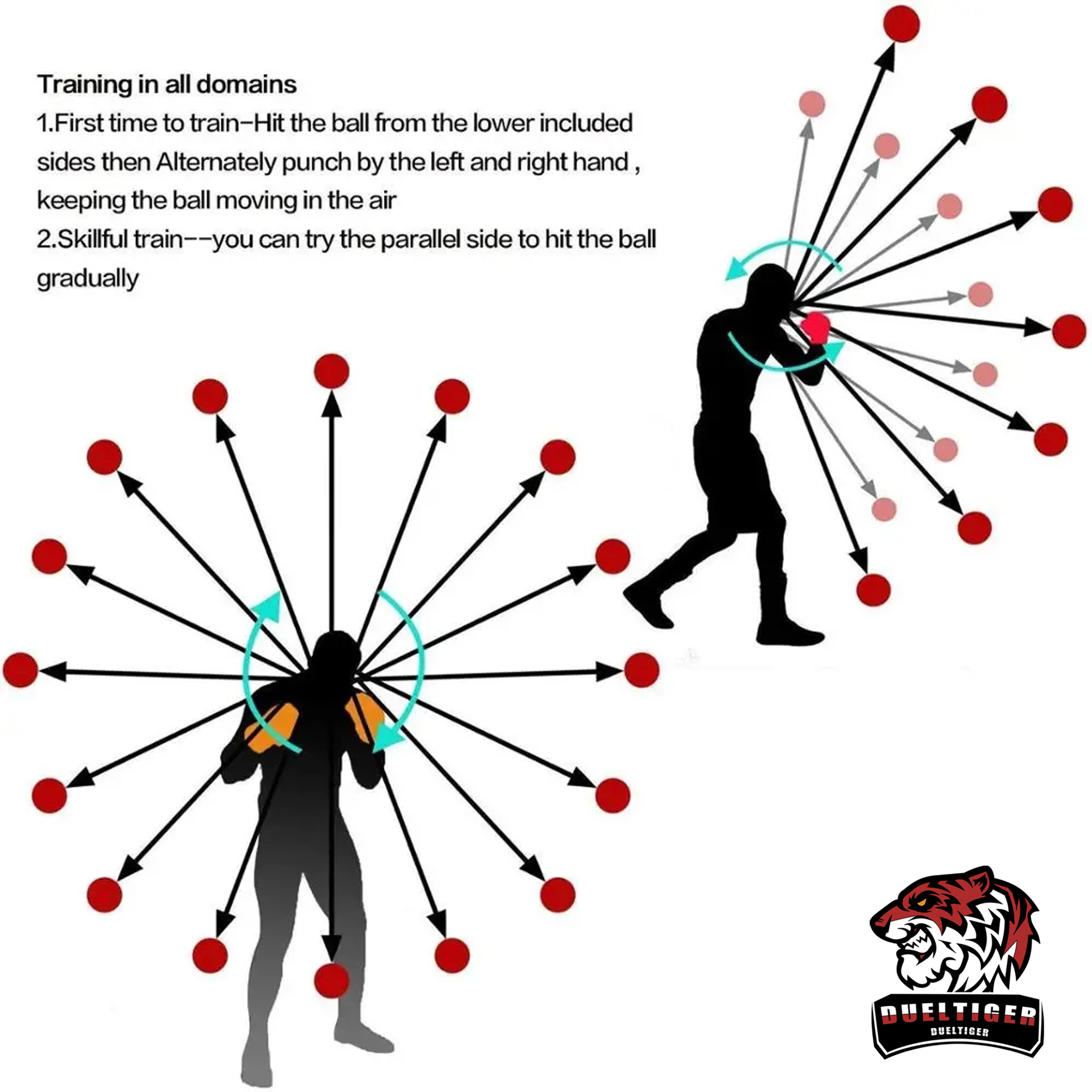 Boxing Speed Ball Head Mounted Speed Ball Boxing Punching Bag Boxing Reaction Ball Boxing Speed Ball Head-mounted PU Punch Ball MMA Sanda Training Hand Eye Reaction Gym Sandbag Muay Thai Boxeo Fitness Equipment