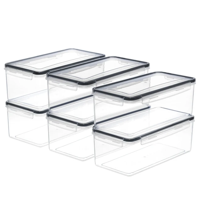 Airtight Extra Large Food Storage Containers Set 3.2L of 4 All