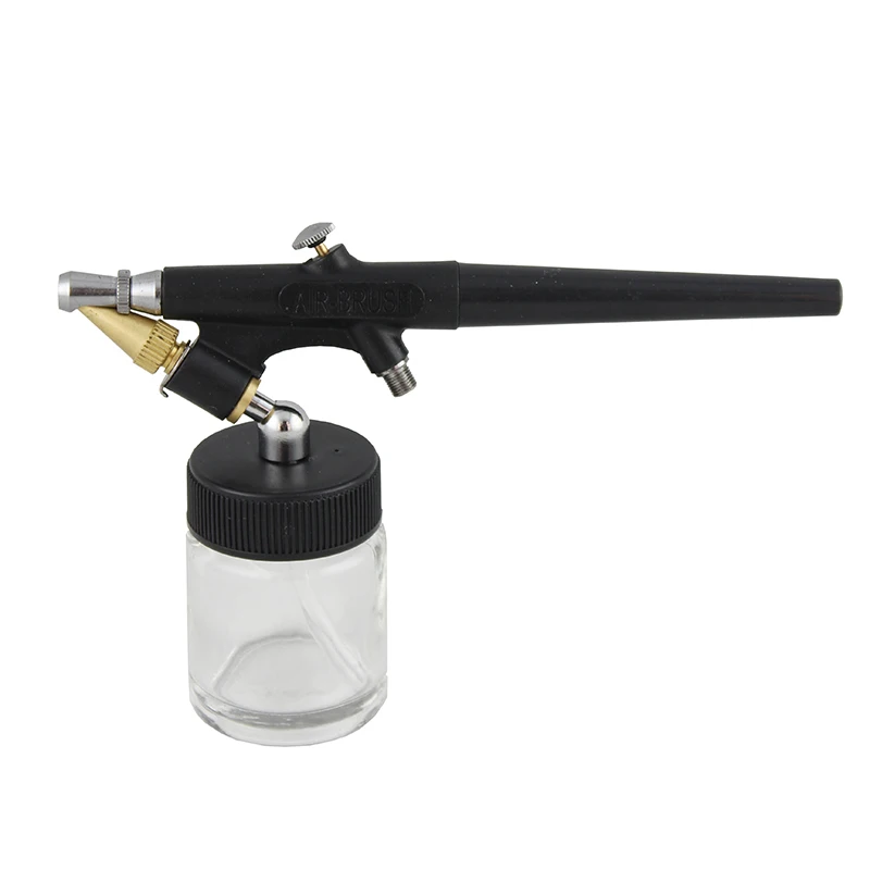OPHIR Professional Air Brush Spray Gun To Paint Car Sprayer Single Action Airbrush Kit With Bottle Cup For Body Paint_AC071