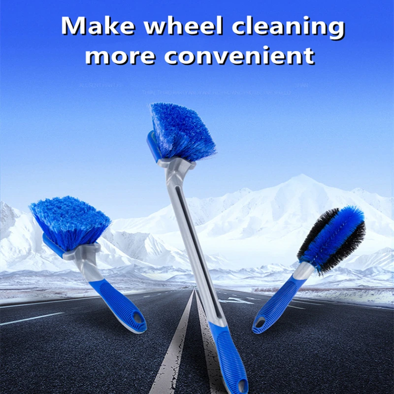Multifunctional Car Tyre Cleaning Brush Tire Wheel Rim Hub Brushes