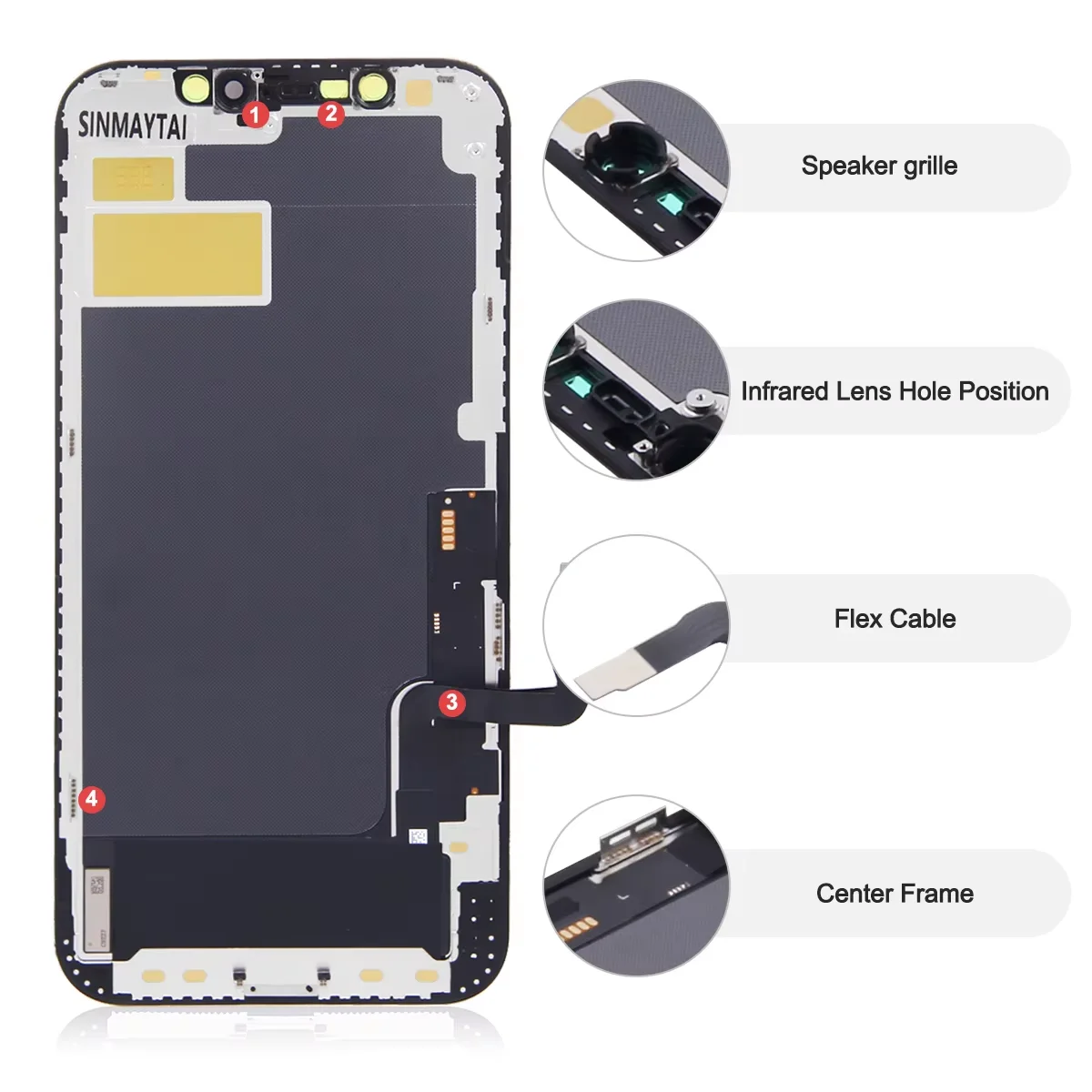 DD OLED For iPhone 11 12 13 Pro LCD Screen 15 ProMax Display 14 Pro ...
